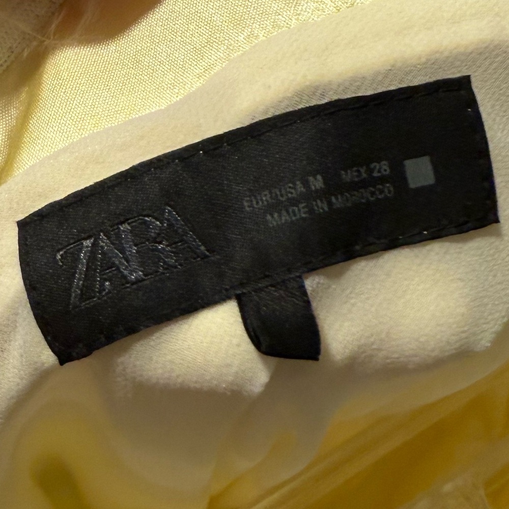 ZARA YELLOW DRESS - Picture 6 of 6